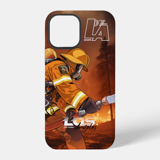 Coque iPhone 12 Priez pour Los Angeles | (Verso)