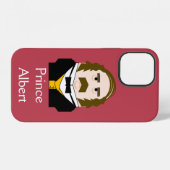 Coque iPhone 12 Prince Albert, le prince consort (Verso Horizontal)