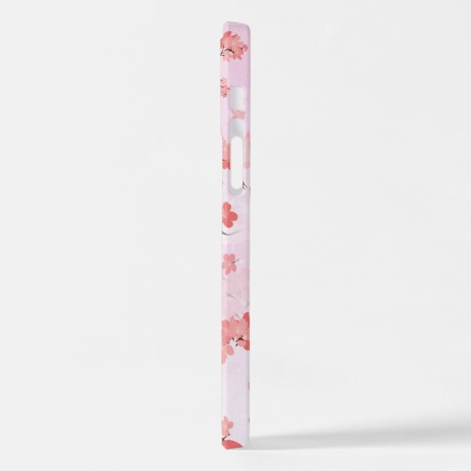 Coque iPhone 12 Pro 1Fleur de cerise (Côté gauche)