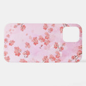 Coque iPhone 12 Pro 1Fleur de cerise (Verso Horizontal)