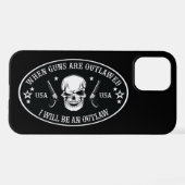 Coque iPhone 12 Pro 2e amendement Oreiller (Verso Horizontal)