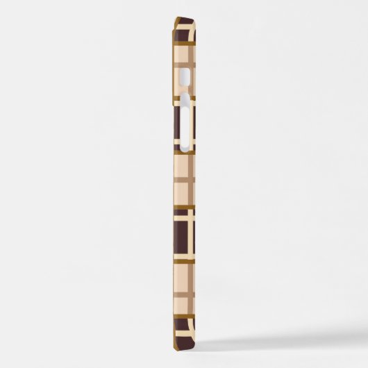 Coque iPhone 12 Pro Abstract Shades of Brown iPhone 12 Pro Case (Côté gauche)