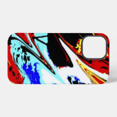 Coque iPhone 12 Pro Abstrait coloré, (Verso Horizontal)
