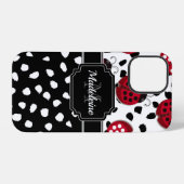 Coque iPhone 12 Pro adorable Ladybugs (Verso Horizontal)