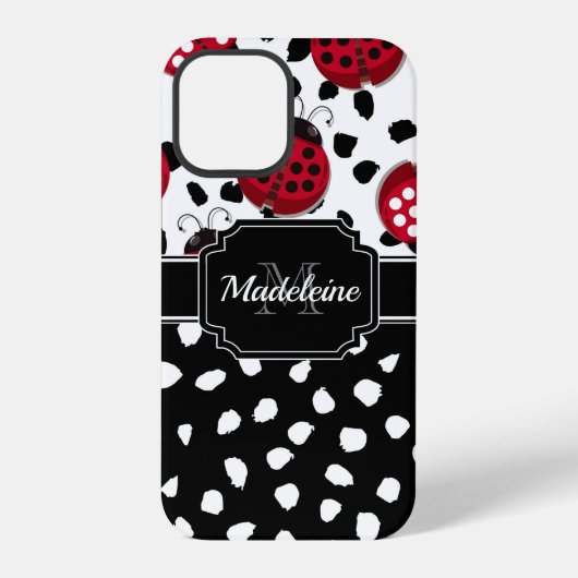 Coque iPhone 12 Pro adorable Ladybugs (Verso)
