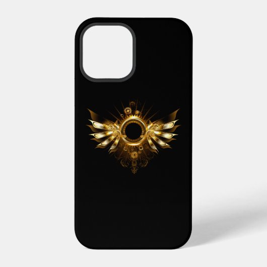 Coque iPhone 12 Pro Ailes steampunk (Verso)