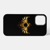 Coque iPhone 12 Pro Ailes Steampunk (Verso Horizontal)