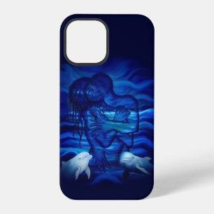 Coque iPhone 12 Pro Amour, Passion acte - paire avec paire de dauphins