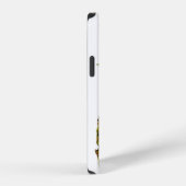 Coque iPhone 12 Pro Ananas & Votre Nom & Monogramme (Côté droit)