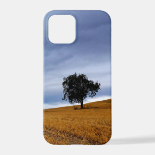 Coque iPhone 12 Pro Arbre dans un champ de blé