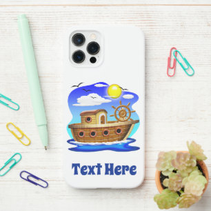Coque iPhone 12 Pro Bateau de pêche dessin animé