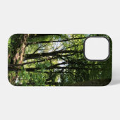 Coque iPhone 12 Pro Bois de forêt Conception de bois (Verso Horizontal)