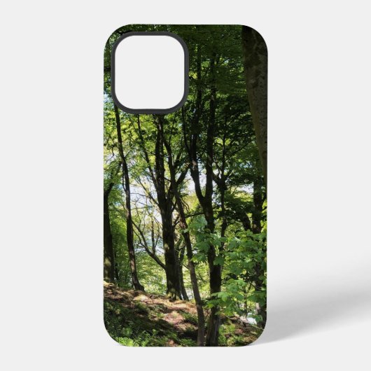 Coque iPhone 12 Pro Bois de forêt Conception de bois (Verso)