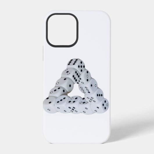 Coque iPhone 12 Pro Boîtier iPhone / iPad à illusion d'optique de dés (Verso)
