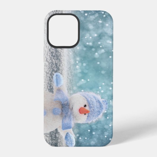 Coque iPhone 12 Pro Bonhomme de neige (Verso)