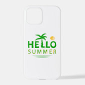 Coque iPhone 12 Pro Bonjour été (Verso)