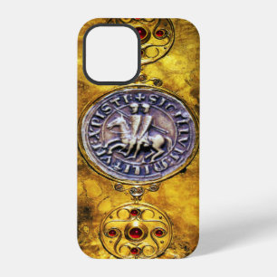 COQUE iPhone 12 PRO BOUCLIER CELTIQUE AVEC SCEAU DES CHEVALIERS TEMPLI