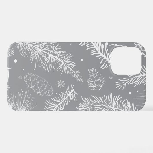 Coque iPhone 12 Pro Branches et pin 4 (Verso Horizontal)