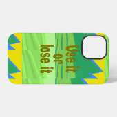 Coque iPhone 12 Pro Cadeau de Noël à utiliser ou à perdre (Verso Horizontal)