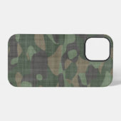 Coque iPhone 12 Pro Camo abstrait grossier (Verso Horizontal)
