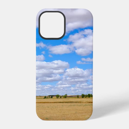 Coque iPhone 12 Pro Champs de blé récoltés (Verso)