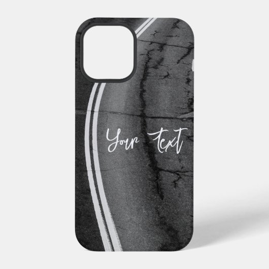 Coque iPhone 12 Pro Chaussée sombre (Verso)