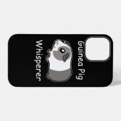 Coque iPhone 12 Pro Chuchoteur de Cochon d'Inde (Verso Horizontal)