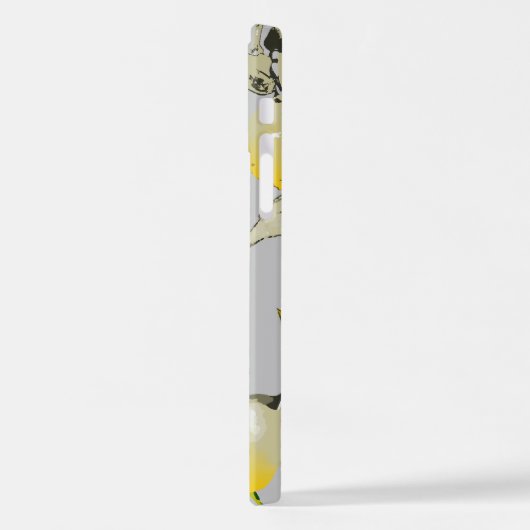 Coque iPhone 12 Pro citrons aquarelle 18 (Côté gauche)