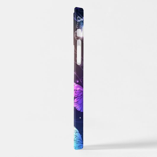 Coque iPhone 12 Pro Clowing Night Butterflies (Côté gauche)