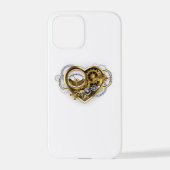 Coque iPhone 12 Pro Coeur vapeur avec un manomètre (Verso)