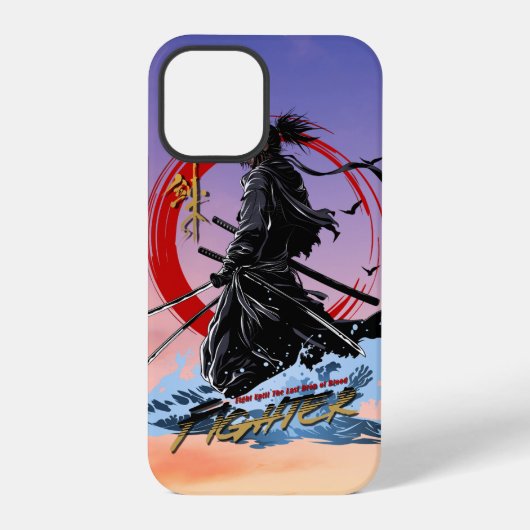 Coque iPhone 12 Pro Combattant à l'épée (Verso)