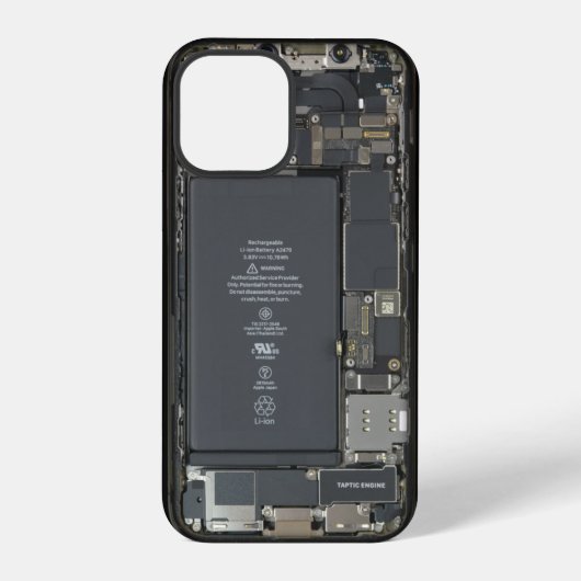 Coque iPhone 12 Pro Conception de conception interne (Verso)