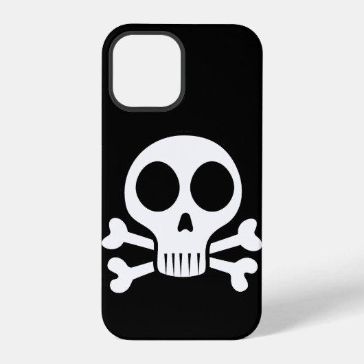Coque iPhone 12 Pro Conception de crâne de pirate (Verso)