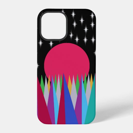 Coque iPhone 12 Pro Coucher de soleil étoilé (Verso)