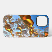 Coque iPhone 12 Pro Crayons dorés (Verso Horizontal)