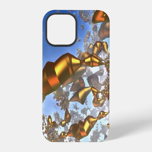 Coque iPhone 12 Pro Crayons dorés (Verso)