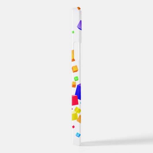Coque iPhone 12 Pro Cubes colorés 1 (Côté droit)
