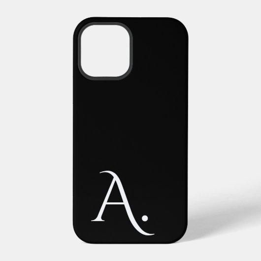 Coque iPhone 12 Pro Custom with Initial Name (Verso)