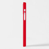 Coque iPhone 12 Pro Customisé Classic Moderne Style Nom Rouge (Côté gauche)