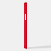Coque iPhone 12 Pro Customisé Classic Moderne Style Nom Rouge (Côté droit)