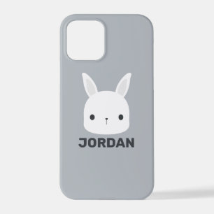 Coque iPhone 12 Pro Cute Little Bunny Rabbit with Personalized