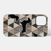 Coque iPhone 12 Pro Dachshund Walking (Verso Horizontal)