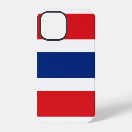 Coque iPhone 12 Pro Drapeau de la Thaïlande (Verso)