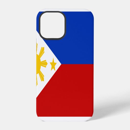 Coque iPhone 12 Pro Drapeau des Philippines (Verso)