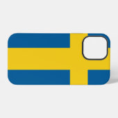 Coque iPhone 12 Pro drapeau suédois (Verso Horizontal)