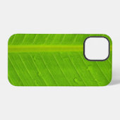 Coque iPhone 12 Pro Eau verte à la feuille (Verso Horizontal)