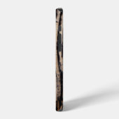 Coque iPhone 12 Pro Écorce d'arbre brûlée (Côté gauche)