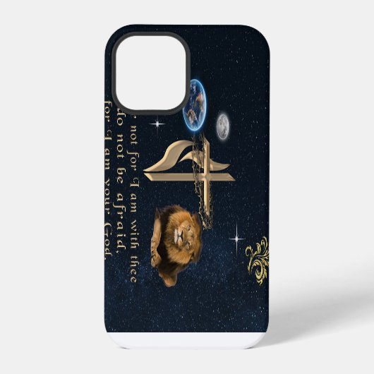 Coque iPhone 12 Pro Écriture chrétienne (Verso)