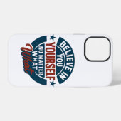Coque iPhone 12 Pro Emblème incassable (Verso Horizontal)