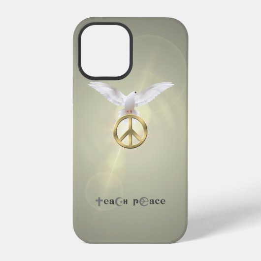 Coque iPhone 12 Pro Enseigner la paix | (Verso)